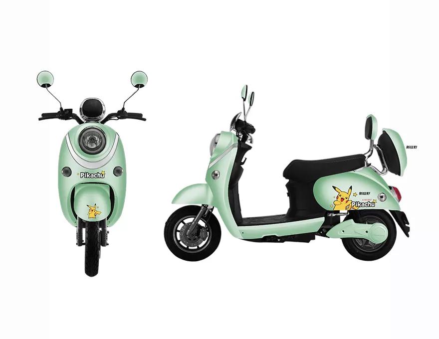 Milanese Turtle Electric Scooter and Electric Bicycle Battery-Powered