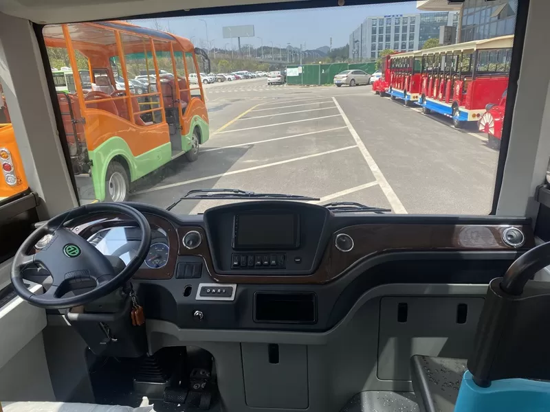 Spot cheap electric buses, 19-seat yellow buses - China second-hand car wholesalers